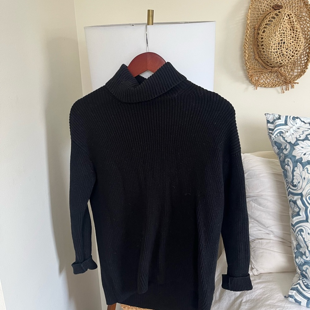 Vintage Black Turtleneck Sweater